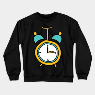 Alarm Clock Drawing Crewneck Sweatshirt